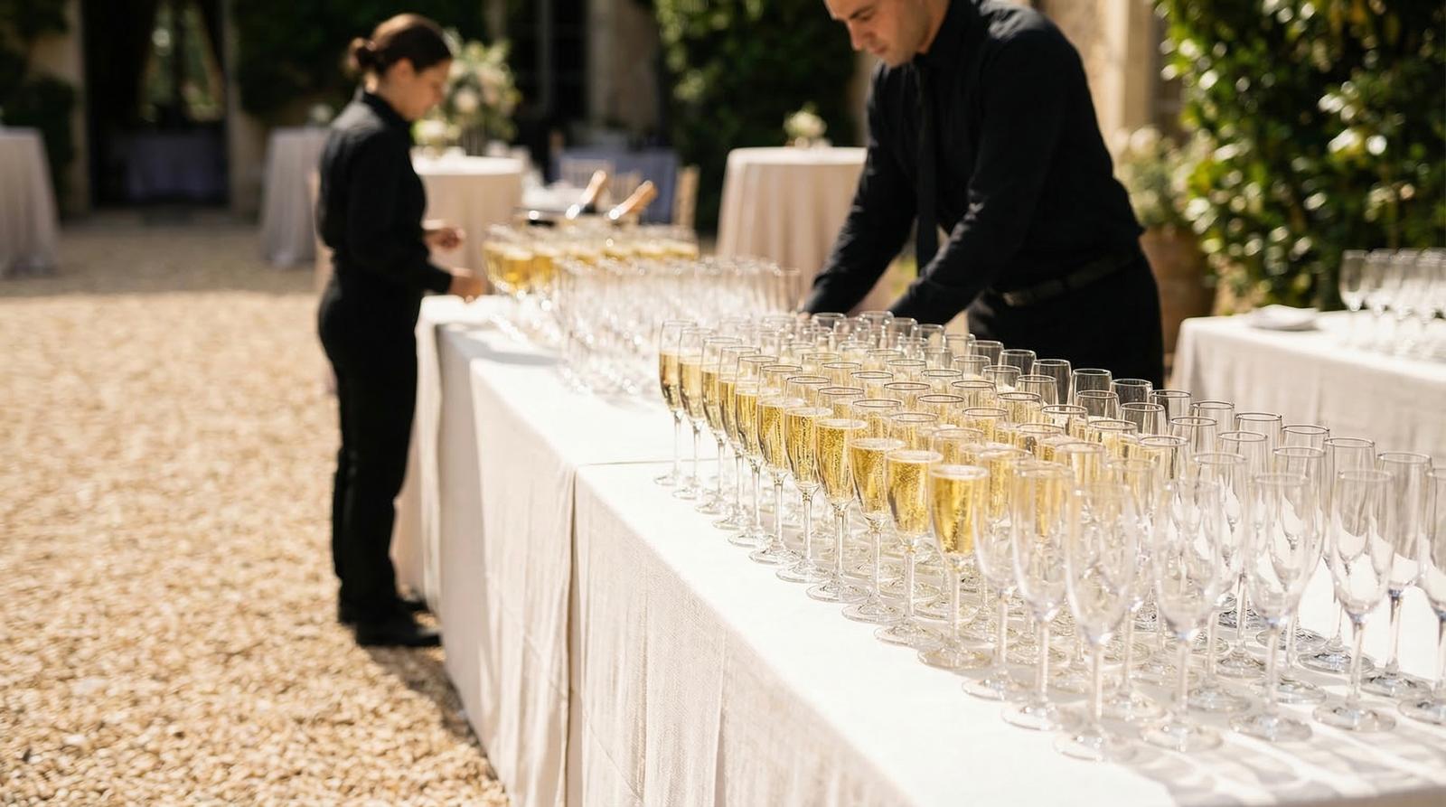 Professional bar staff for hire at a London event